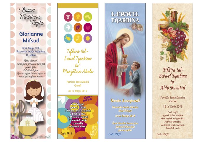 Holy Communion Bookmarks malta, Best Print Co Ltd. malta